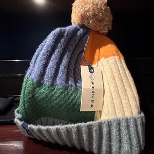 United By Blue Colorful Beanie with Pom